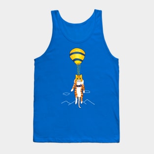 Cat Ballooning Tank Top